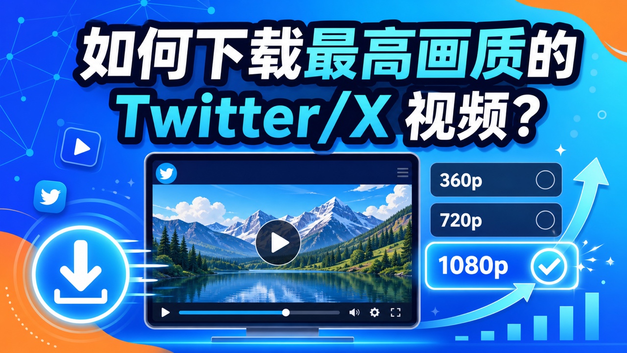 如何下载最高画质的推特视频(HD 教程)