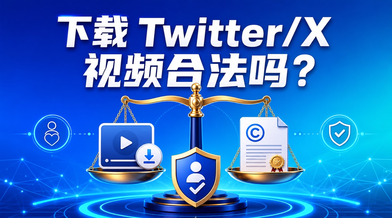 下载推特视频犯法吗？版权与合理使用须知